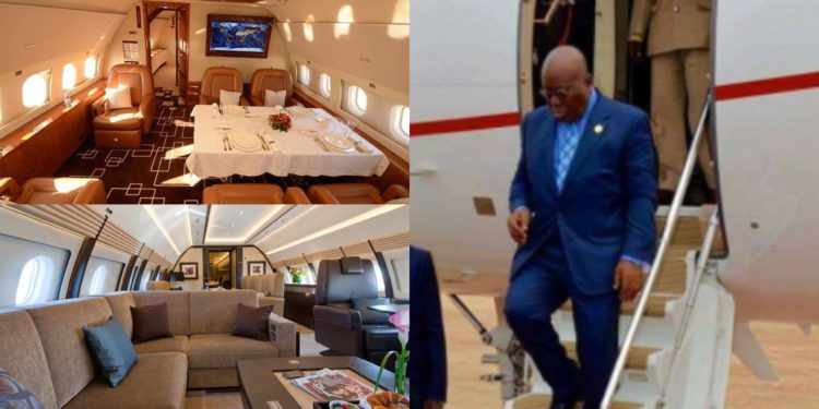 Akufo Addo Flies New German Luxury Jet to Belgium Costing €20,000 Per Hour