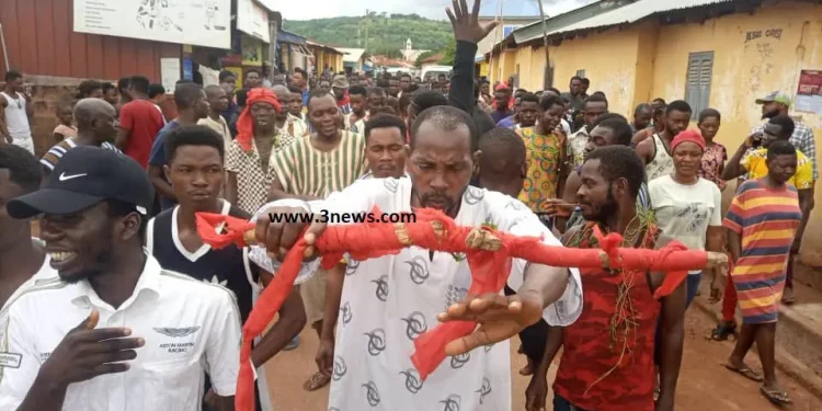 Krobos hit streets against deployment of soldiers in ECG meter installation