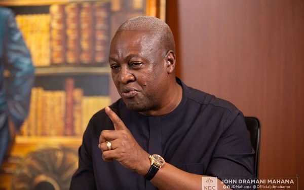 Akufo Addo-Bawumia Led Gov’t has collateralized all revenue sources and spent the money upfront – Mahama