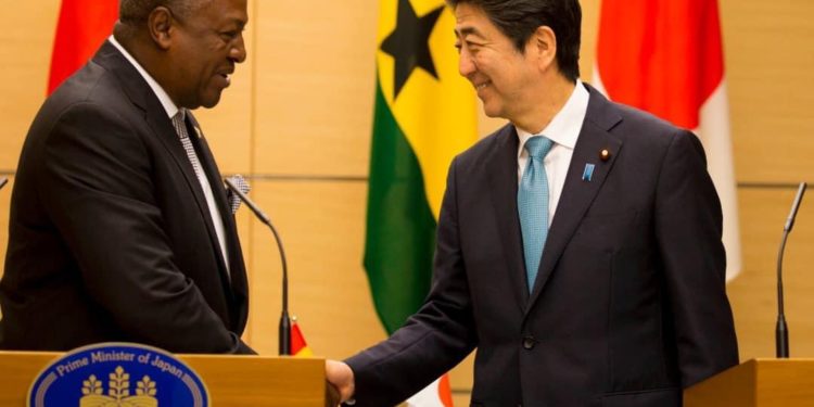 Mahama expresses Shock Over the Assassination of Former Japan Prime Minister