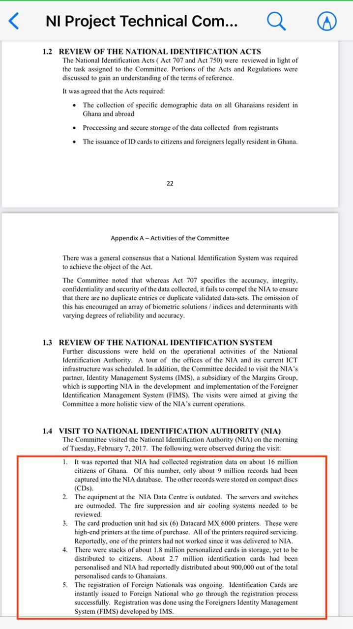 WADR Documents: Bawumia’s lies Crashed again after Documents Prove his Party Contributed less to the Ghana Card.