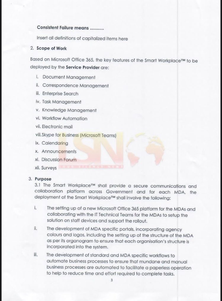 Documents of Ursula Owusu’s Theft as Communication Minister