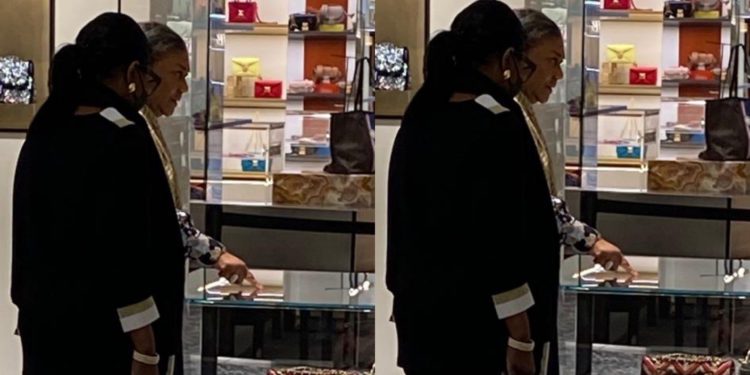 Akufo Addo’s Wife Blow 295,000 cedis on a Chanel Designed Bag In America