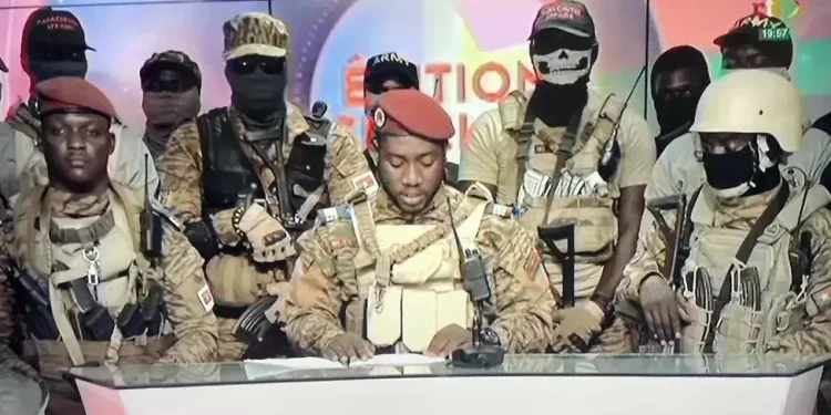 Burkina Faso army captain announces overthrow of military government
