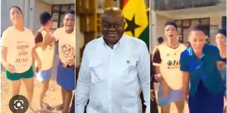 Akufo Addo direct GES to Sack Students Who Insulted Him