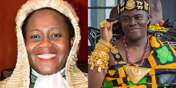 Chief Justice Gertrude Torkonoo bent on Victimizing Dormaahene for Speaking his Mind