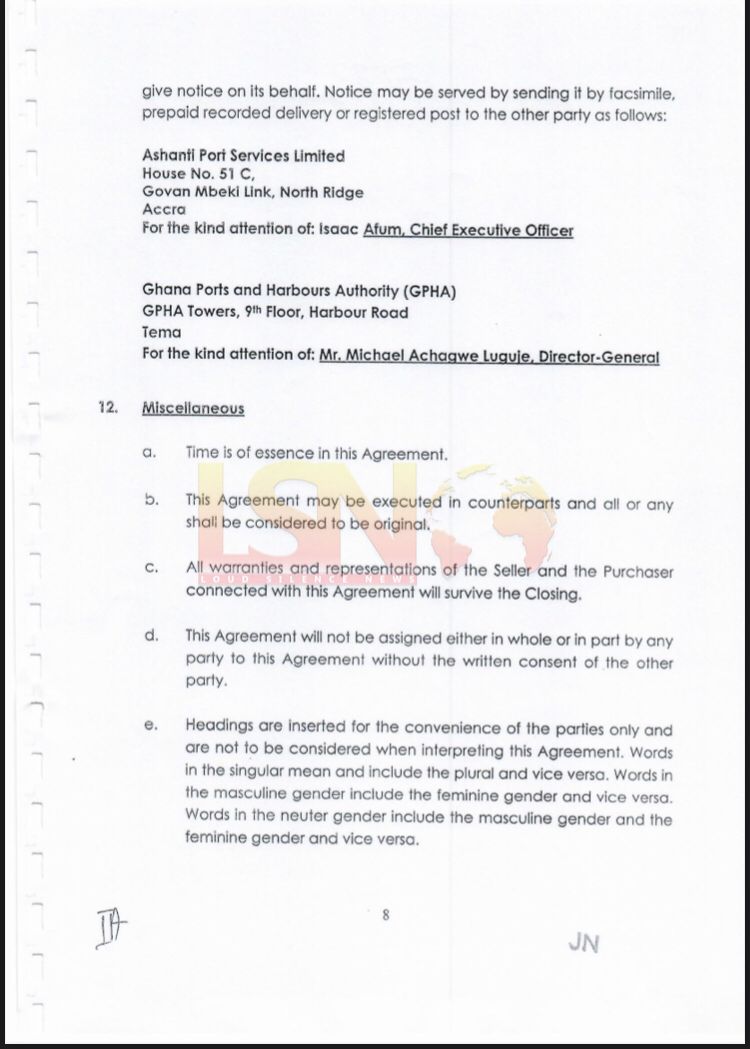 -THE NEW TEMA HABOUR- EXPOSING THE NPP JANDAM WITH FACTS