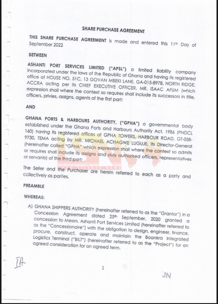 -THE NEW TEMA HABOUR- EXPOSING THE NPP JANDAM WITH FACTS