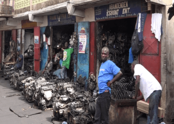Abossey Okai Spare Parts dealers to close shops in protest against High Taxes