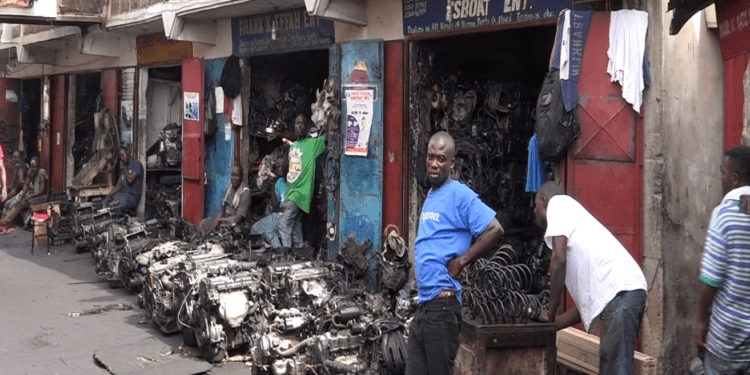 Abossey Okai Spare Parts dealers to close shops in protest against High Taxes