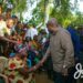 H.E John Mahama Has visited Communities Along the Volta River Affected by the Akosombo Dam Spillage