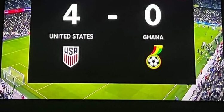 USA Humiliates Black Stars In an International Friendly
