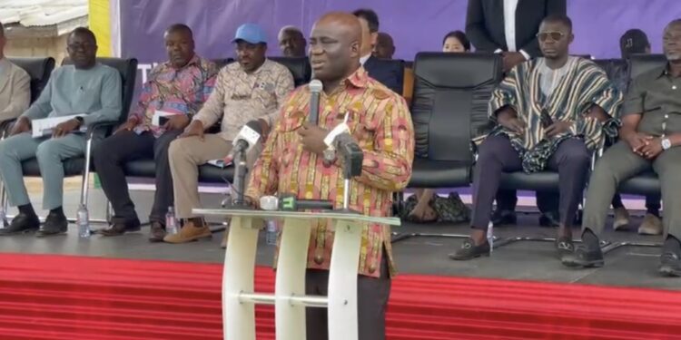 Hon. Eric Opoku Hands Over 500 Motorbikes to Agric Extension Officers to Boost Food Production